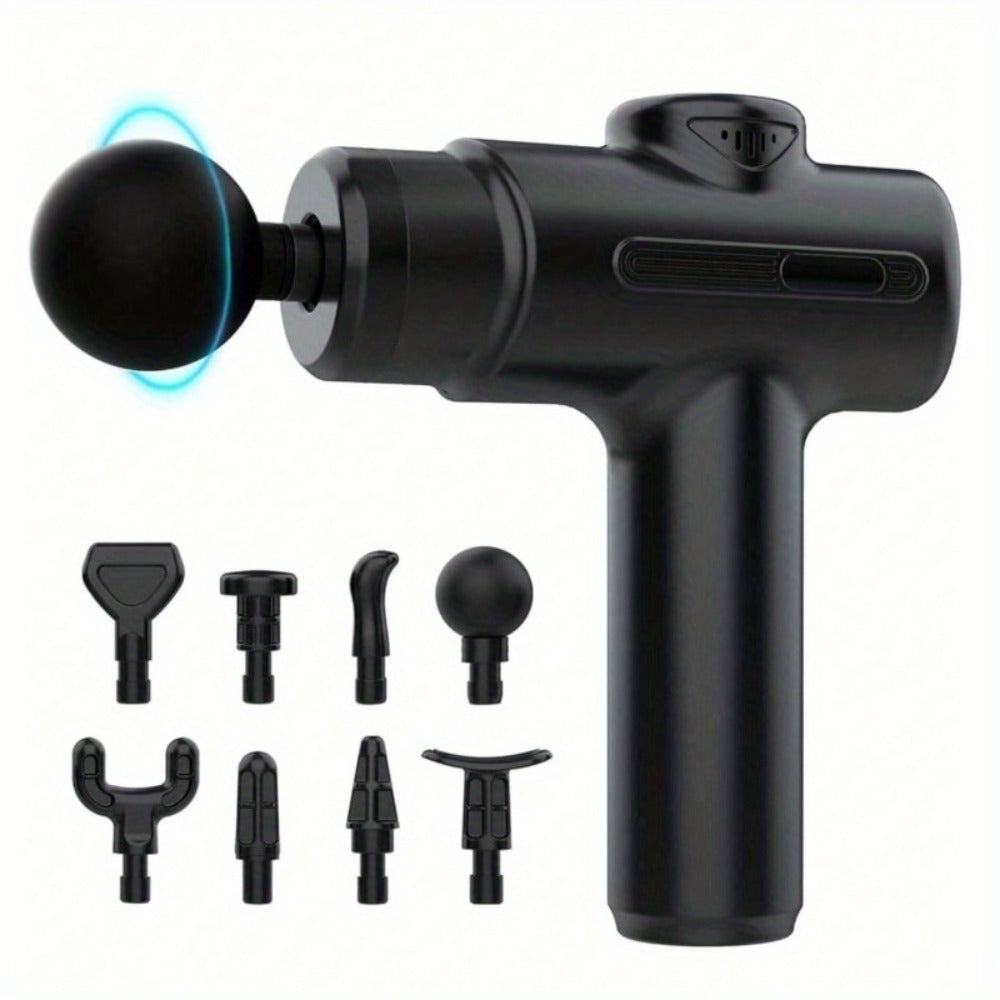Deep Tissue Massage Gun with 8 Heads